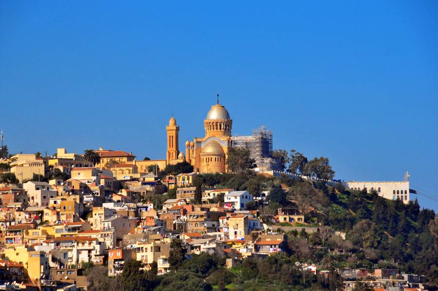 <span  class="uc_style_uc_tiles_grid_image_elementor_uc_items_attribute_title" style="color:#ffffff;">Algiers, Algeria: Our Lady of Africa Catholic basilica, built on the hill above the Bologhine area - designed by Jean Eugene Fromageau, diocesan architect of Algiers - Byzantine style - French colonial architecture</span>