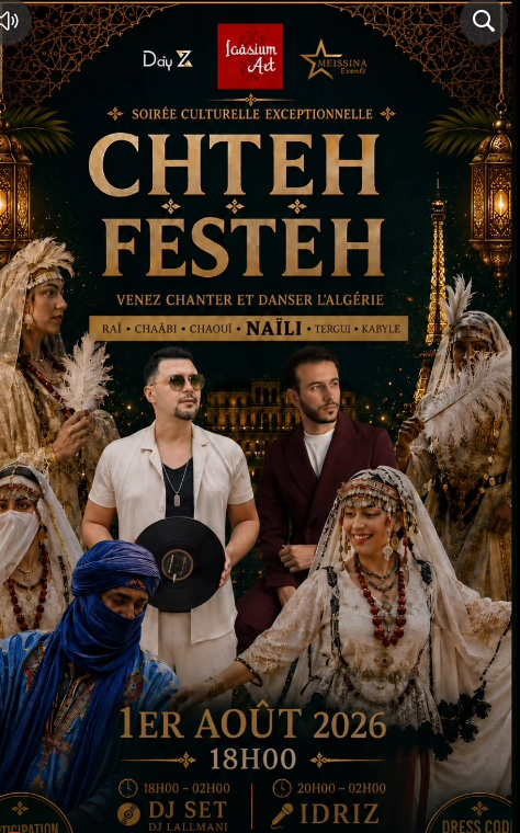 Chteh Festah revient à Paris pour une quatrième édition aux couleurs de la musique naïlie